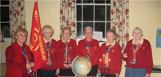 Trefoil Guild at a meeting